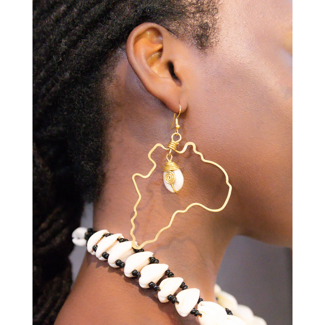 African earrings