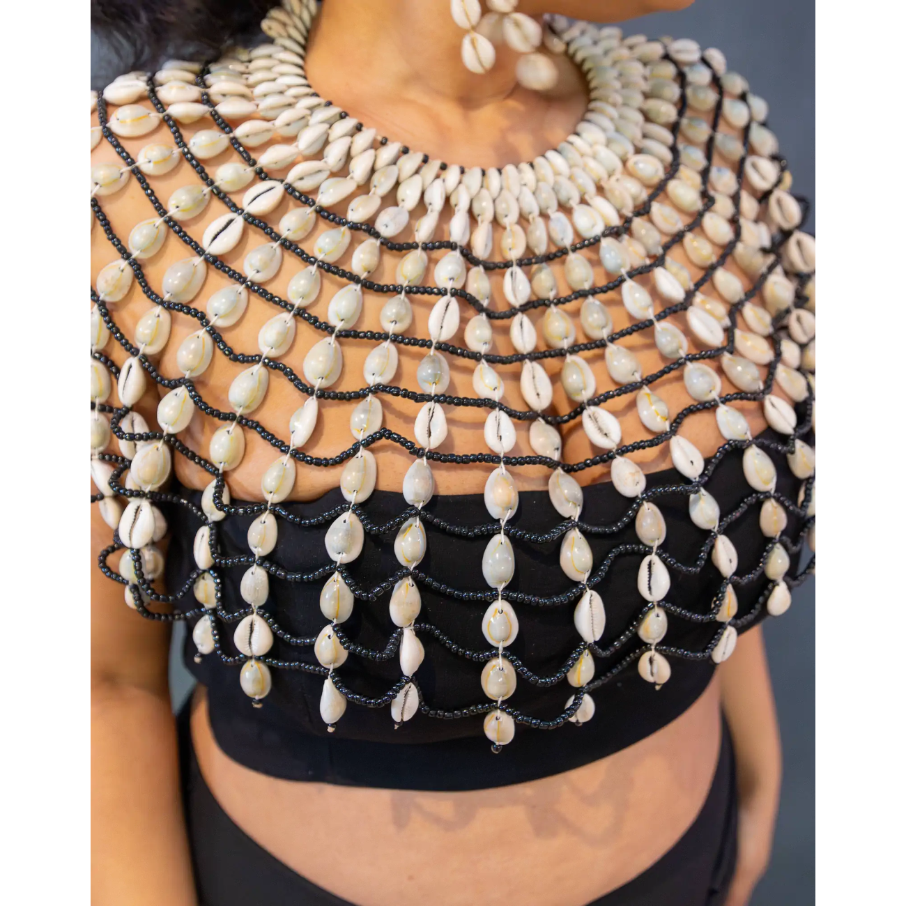 Cowrie shell necklace