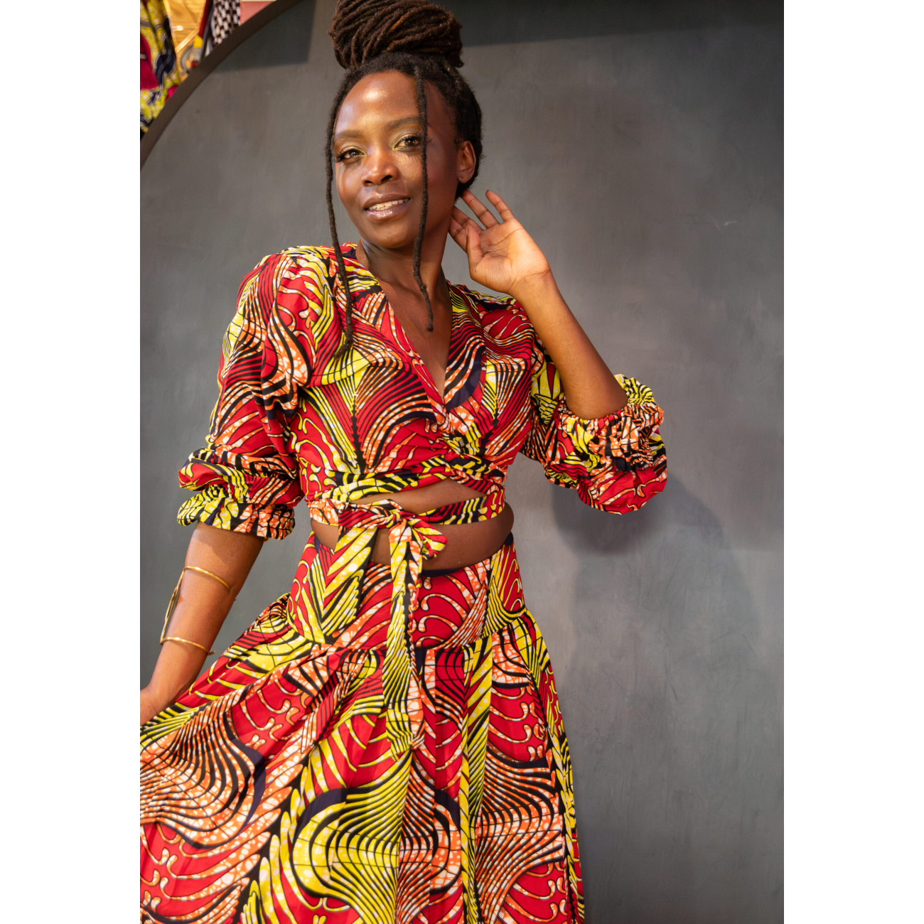 Red and Yellow Two-Piece Set - Image 2