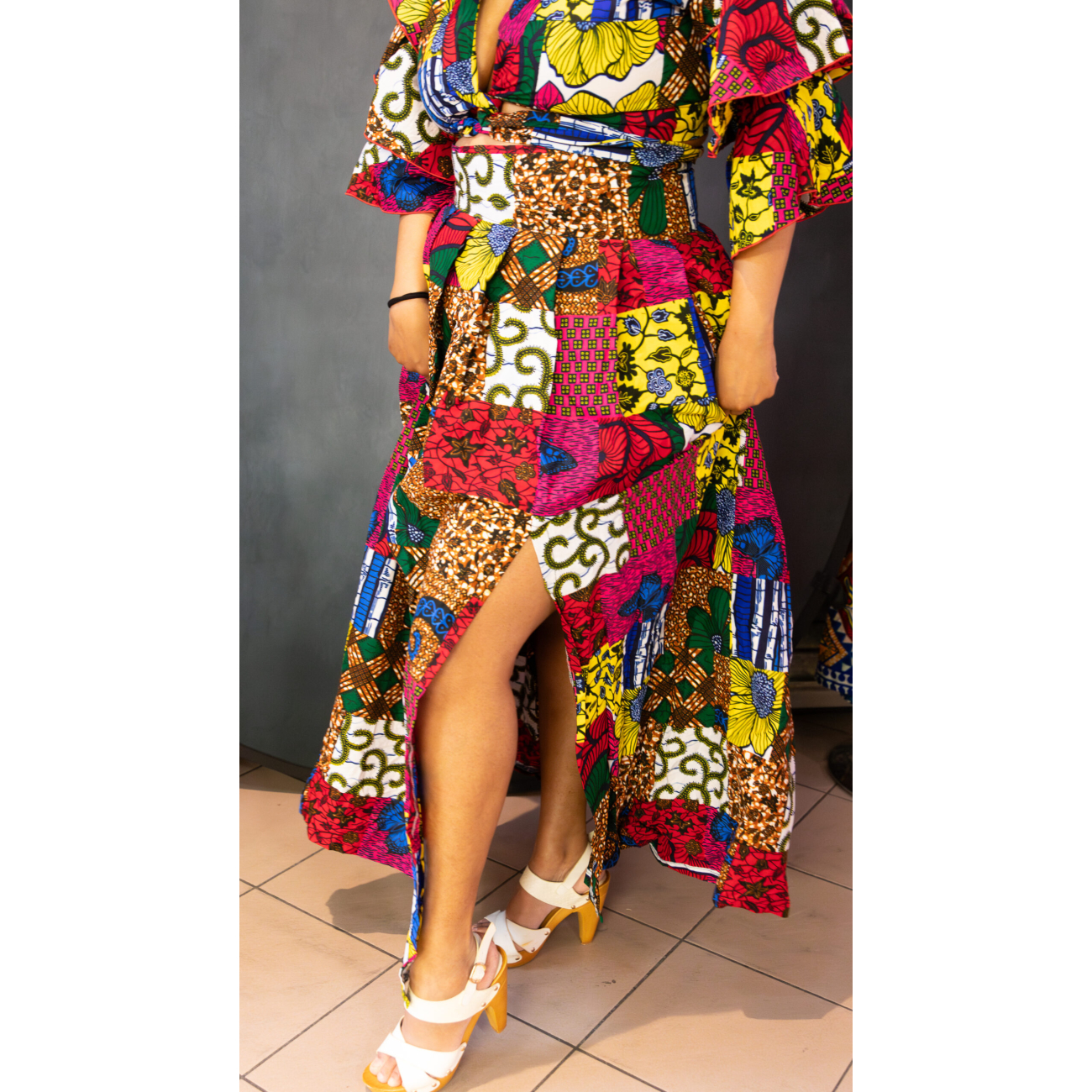 Bold Mixed Colors Two-Piece Set - Image 2