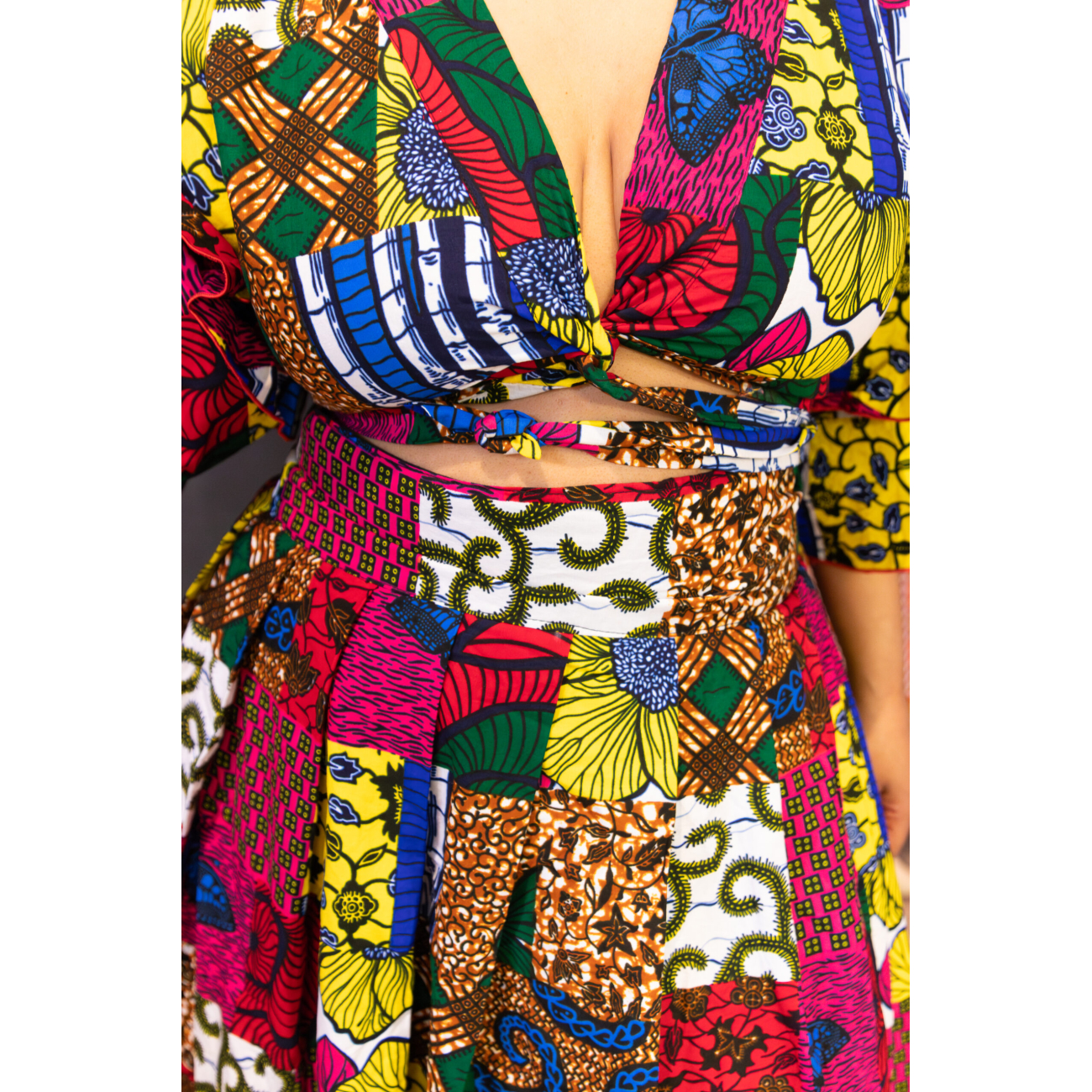 Bold Mixed Colors Two-Piece Set - Image 4