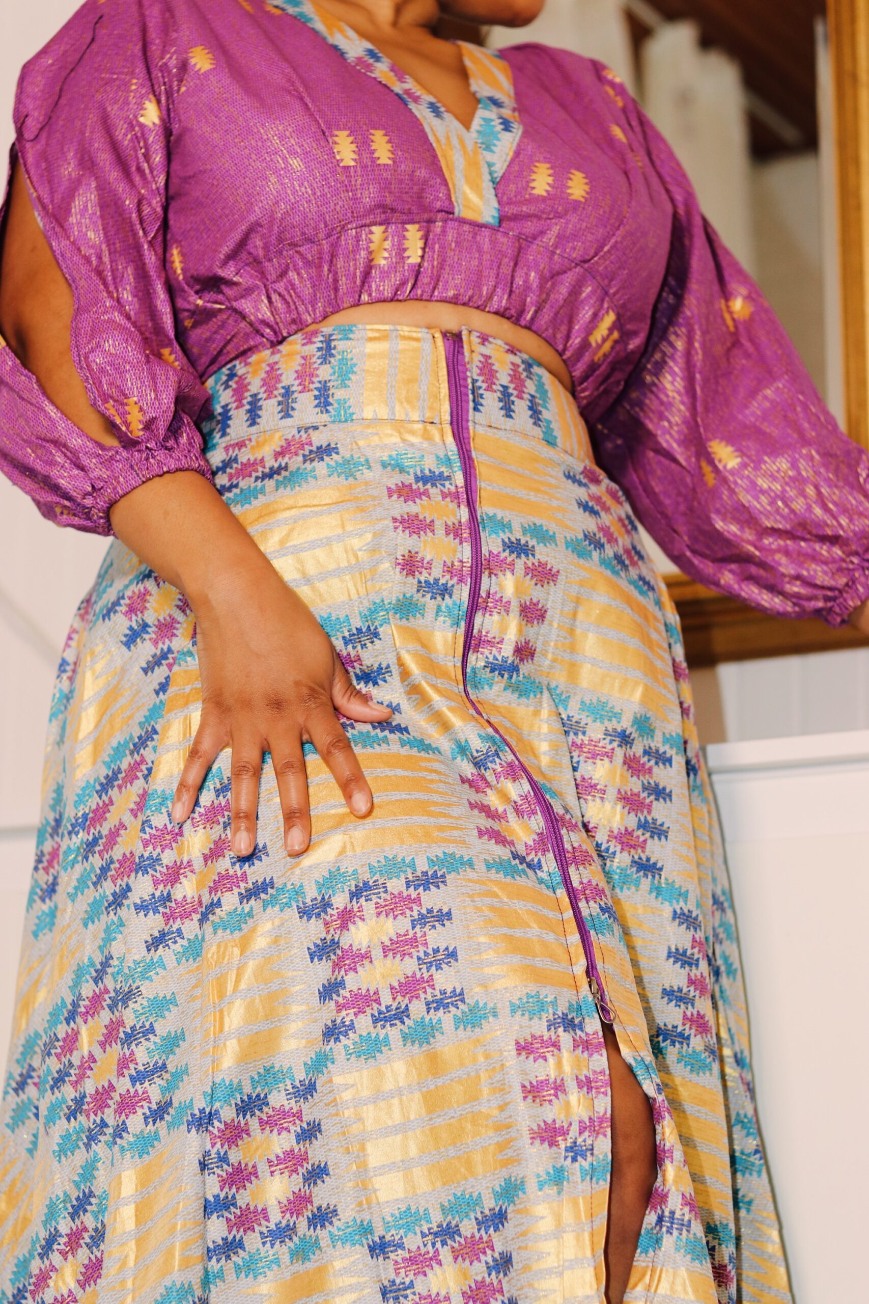 Luminous Orchid Two-Piece Set
