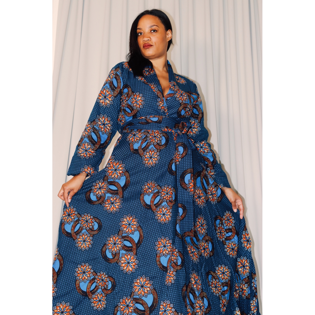 Eternal Bloom Wrap Dress
