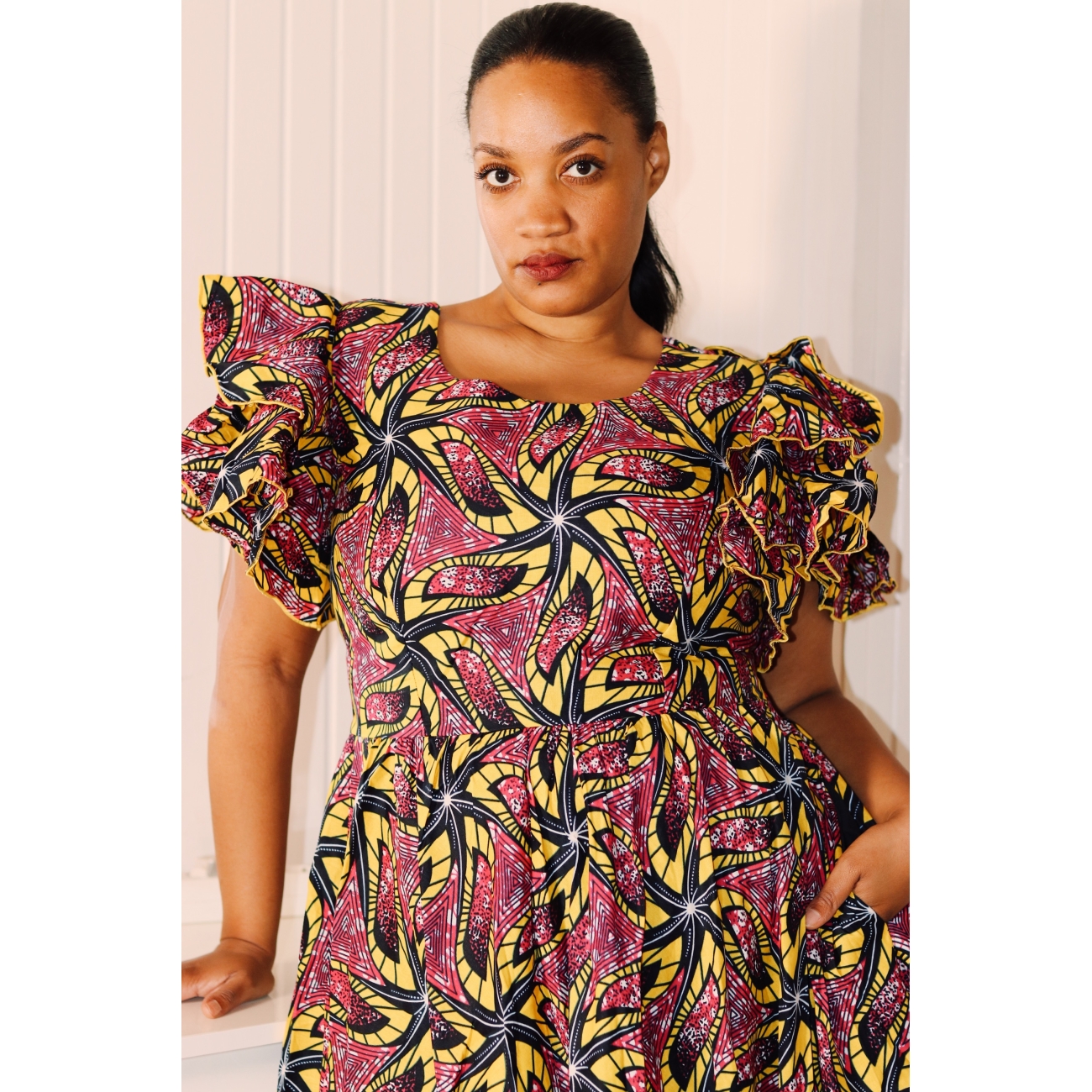 Serenity Ruffle Dress - Image 3