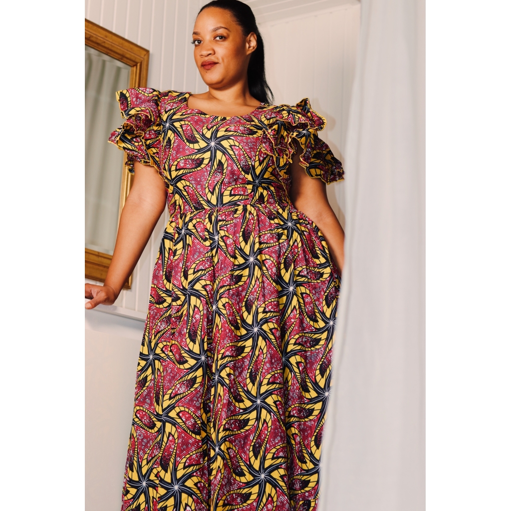 Serenity Ruffle Dress